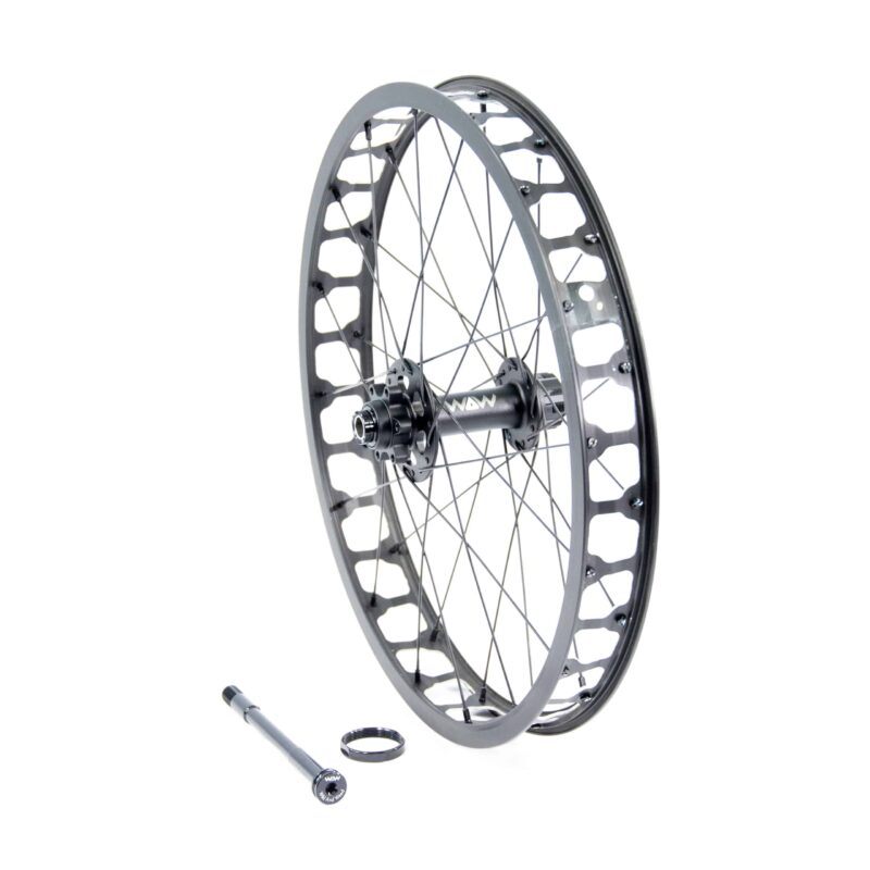 Roue arrière WAW Hashtagg Edition Noire 19'' Disc + Axe & Ecrou – Image 3